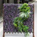 Artificial purple wall diy vertical garden for shop decoration